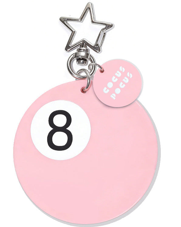 Lucky Eight Ball Bag Charm/Keychain