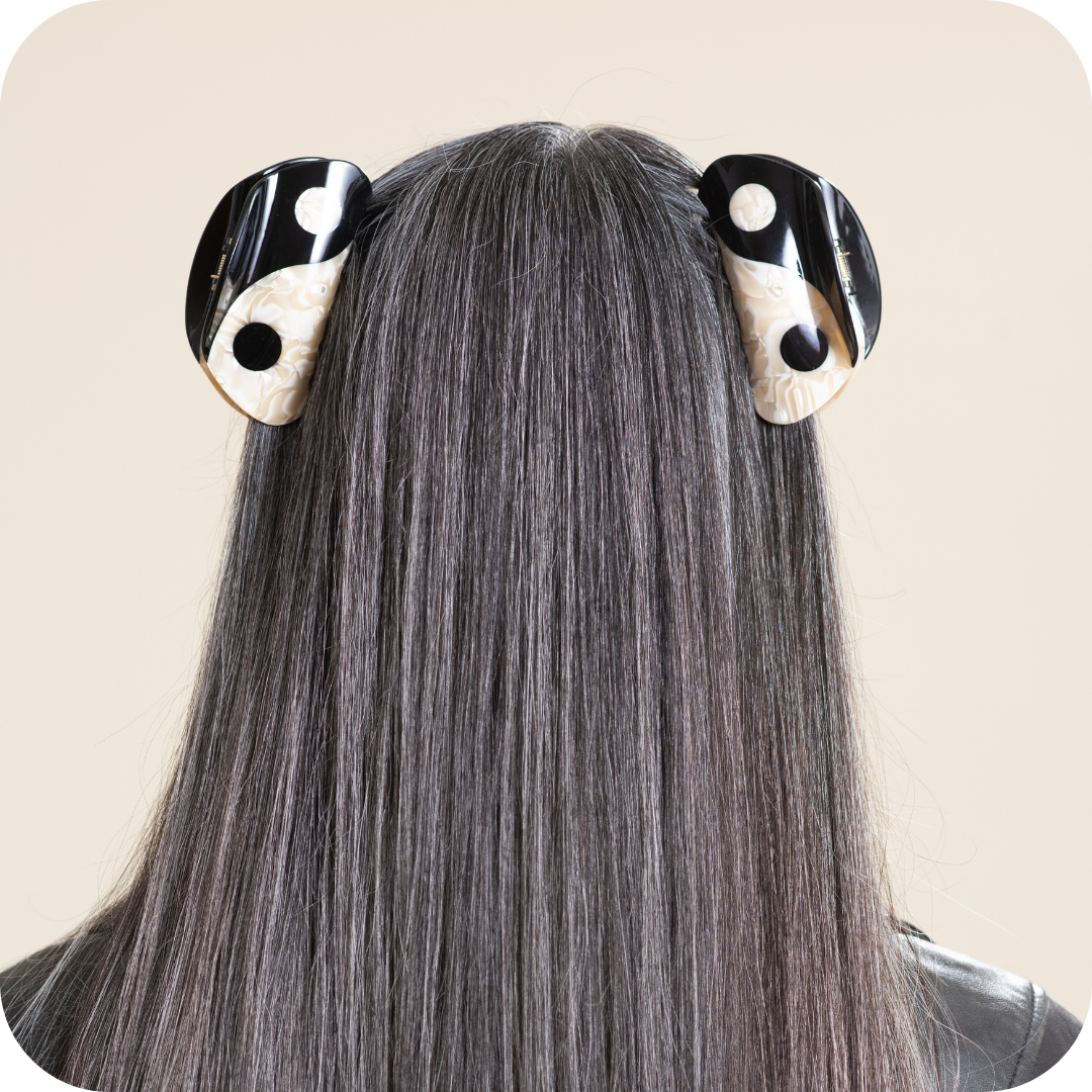 Ying Yang Claw Clip