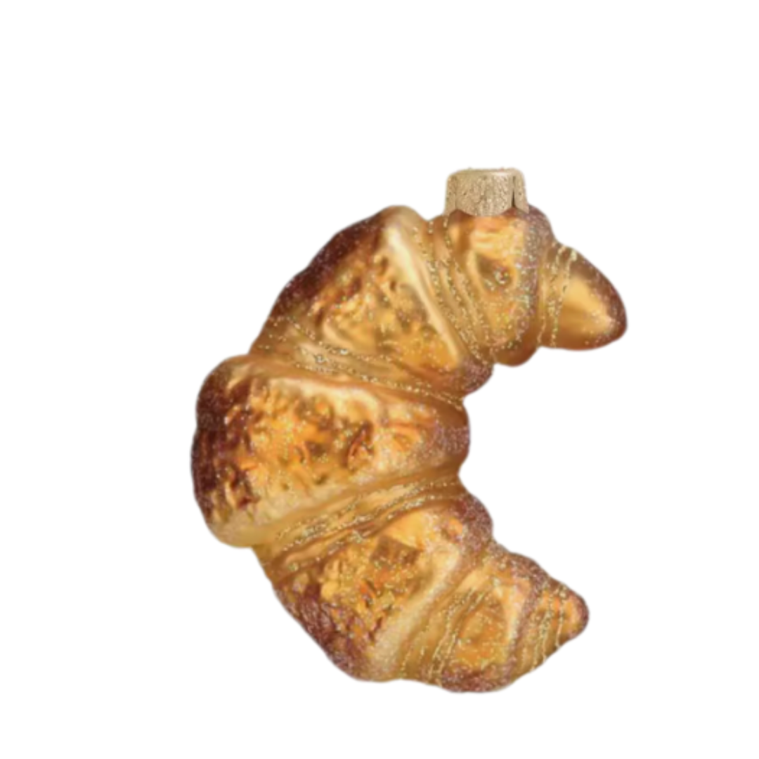 Croissant Christmas Ornament