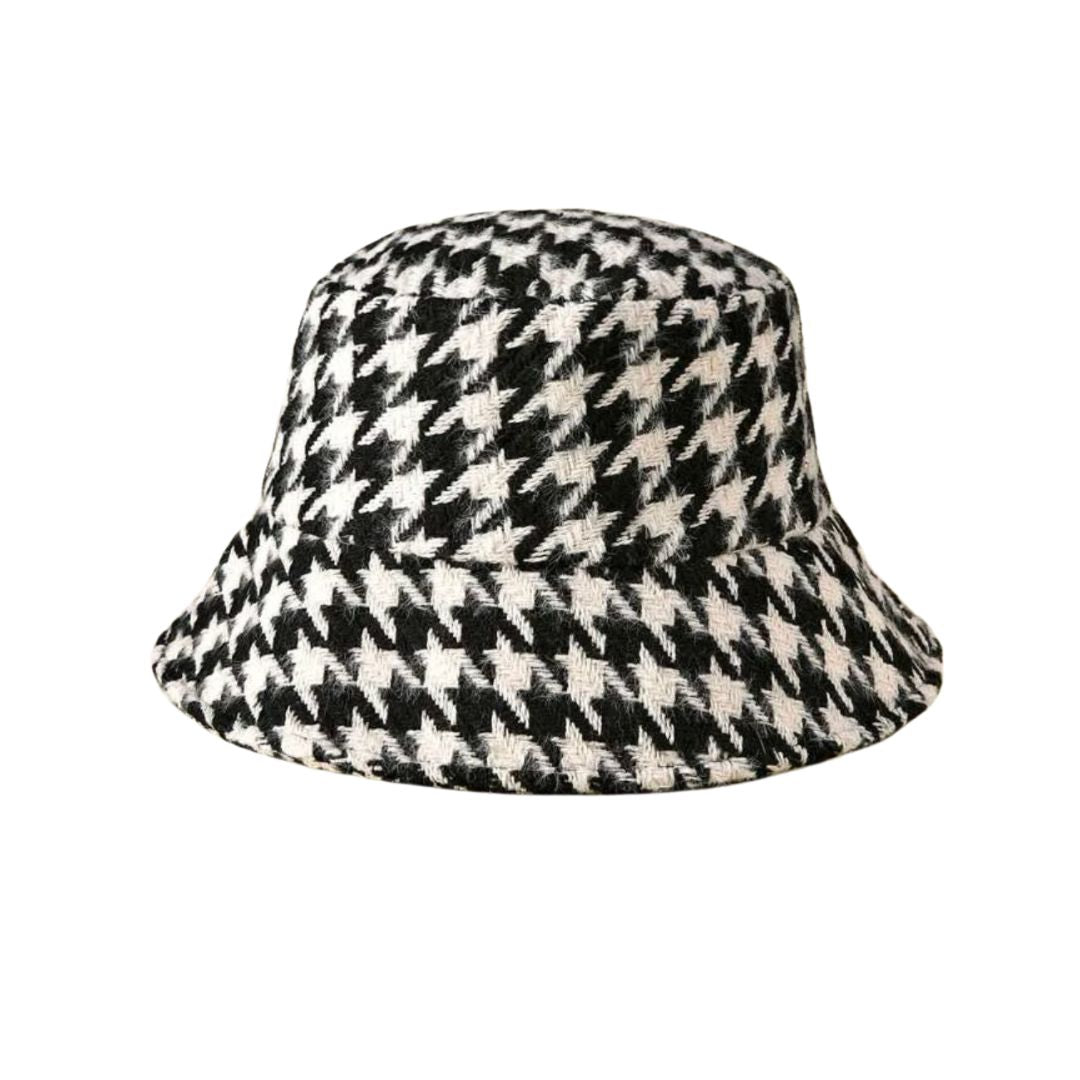 Houndstooth Bucket Hat