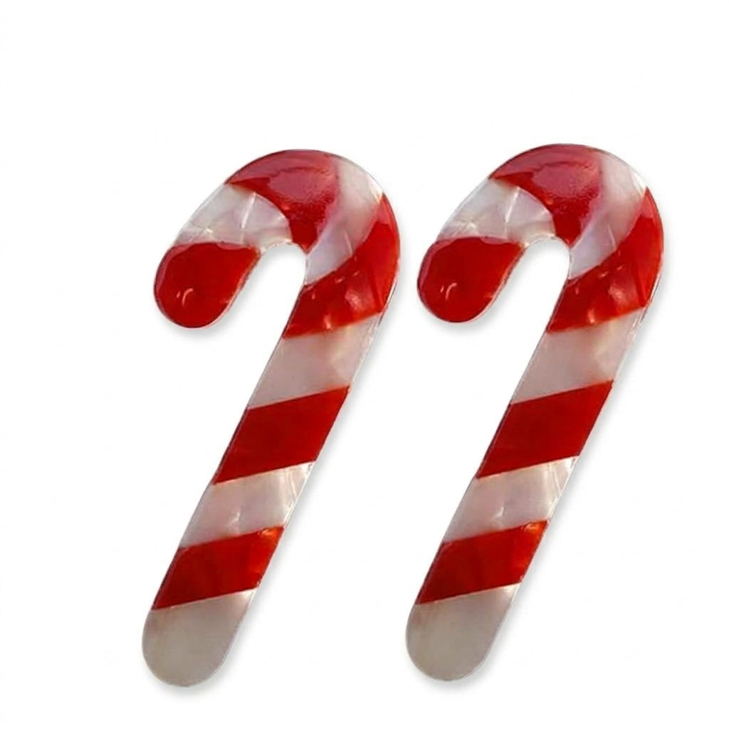 Candy Cane Hair Clips – 2 Pack