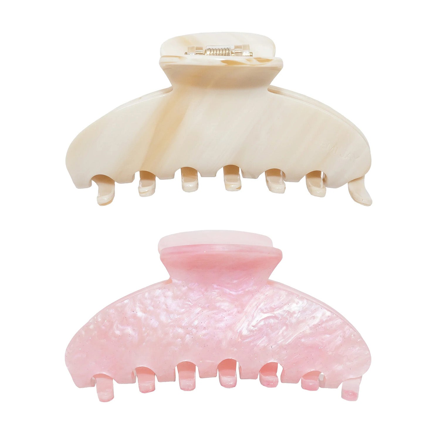 Set of Two Midi Claws (Cotton Candy)