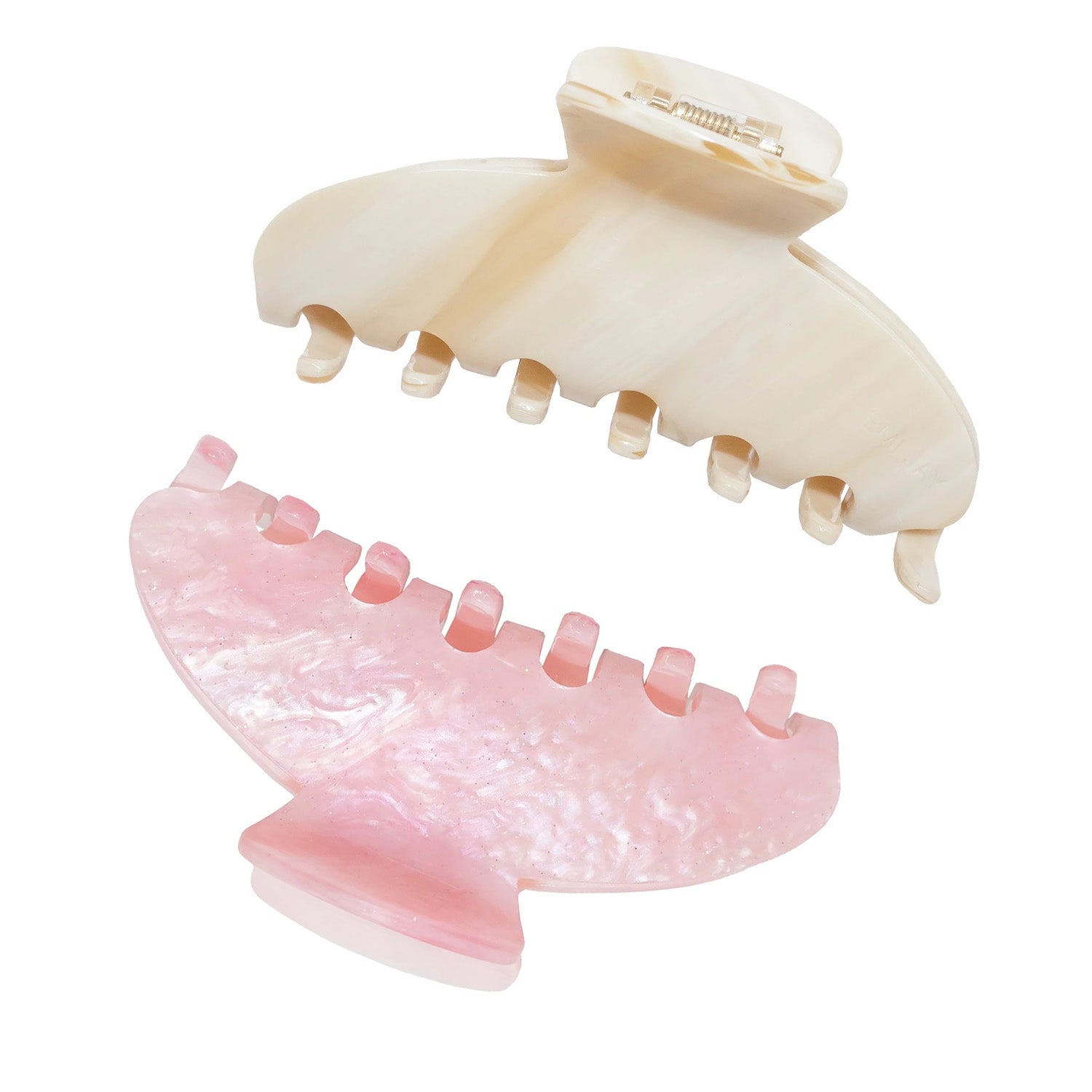 Set of Two Midi Claws (Cotton Candy)