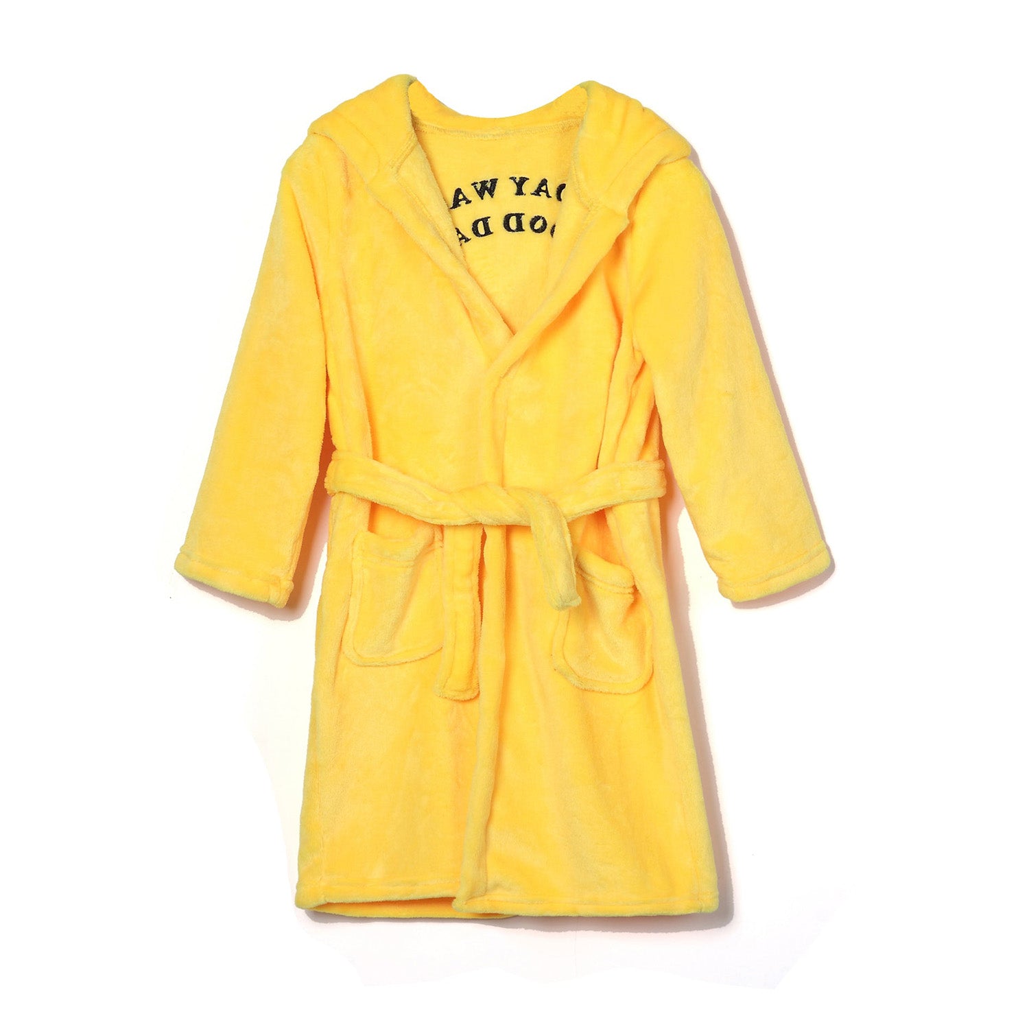 Today Was A Good Day Plush Fleece Robe