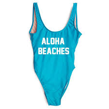 ALOHA BEACHES One Piece Swimsuit - Cocus Pocus