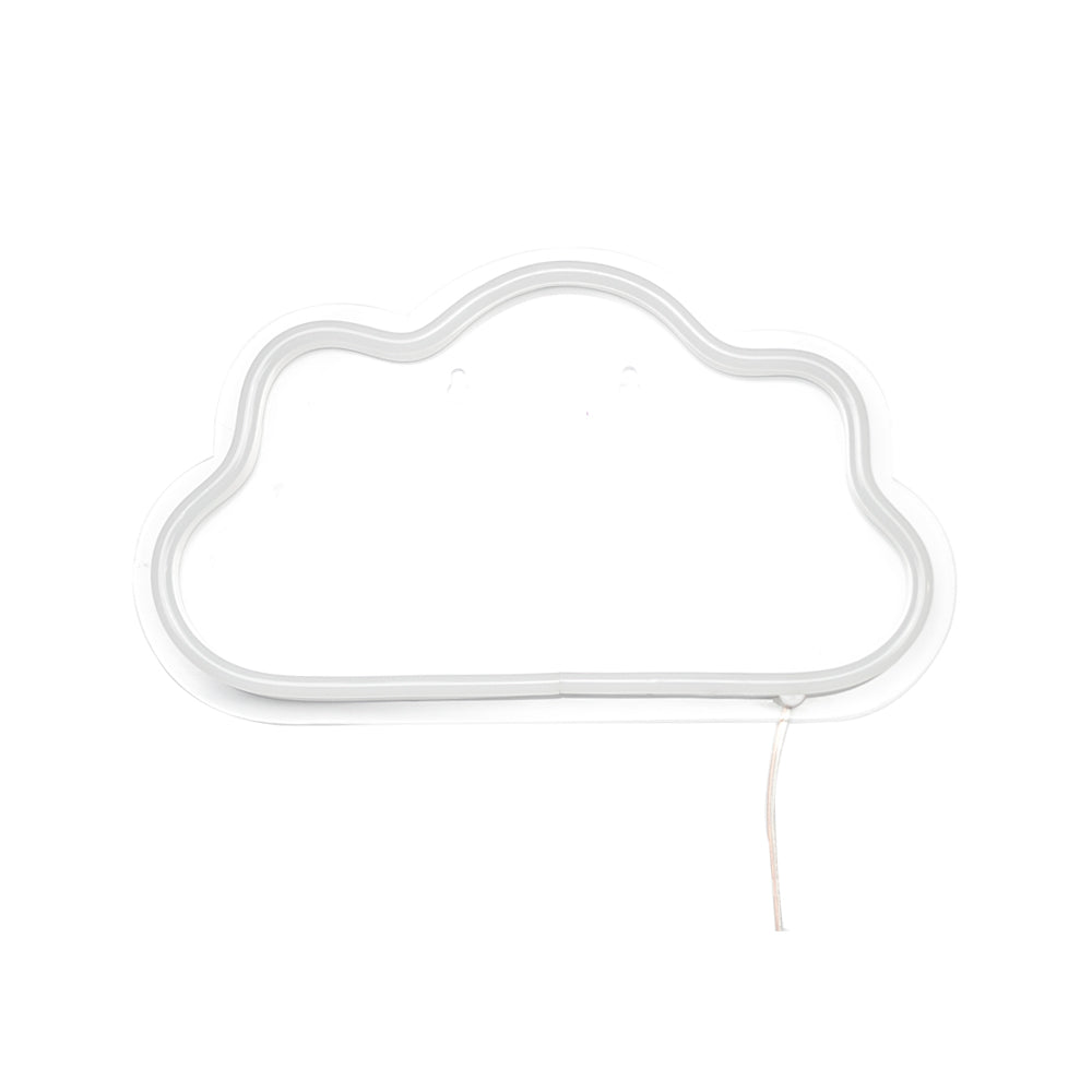 Blue LED Cloud Neon Sign - Cocus Pocus