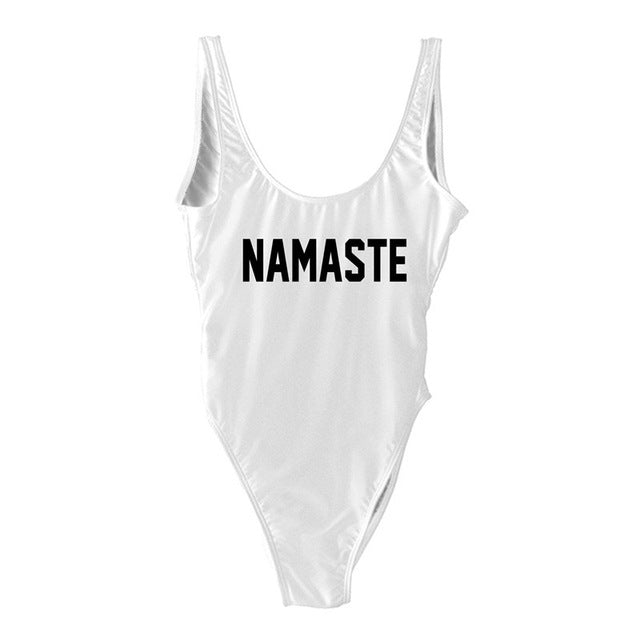 NAMASTE One Piece Swimsuit - Cocus Pocus