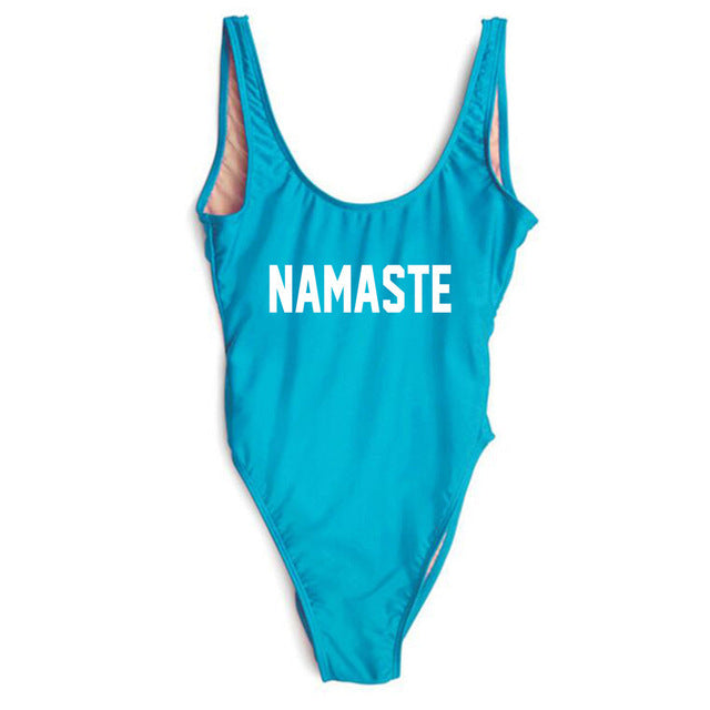 NAMASTE One Piece Swimsuit - Cocus Pocus