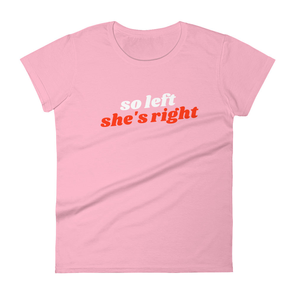 So Left She's Right T-shirt - Cocus Pocus