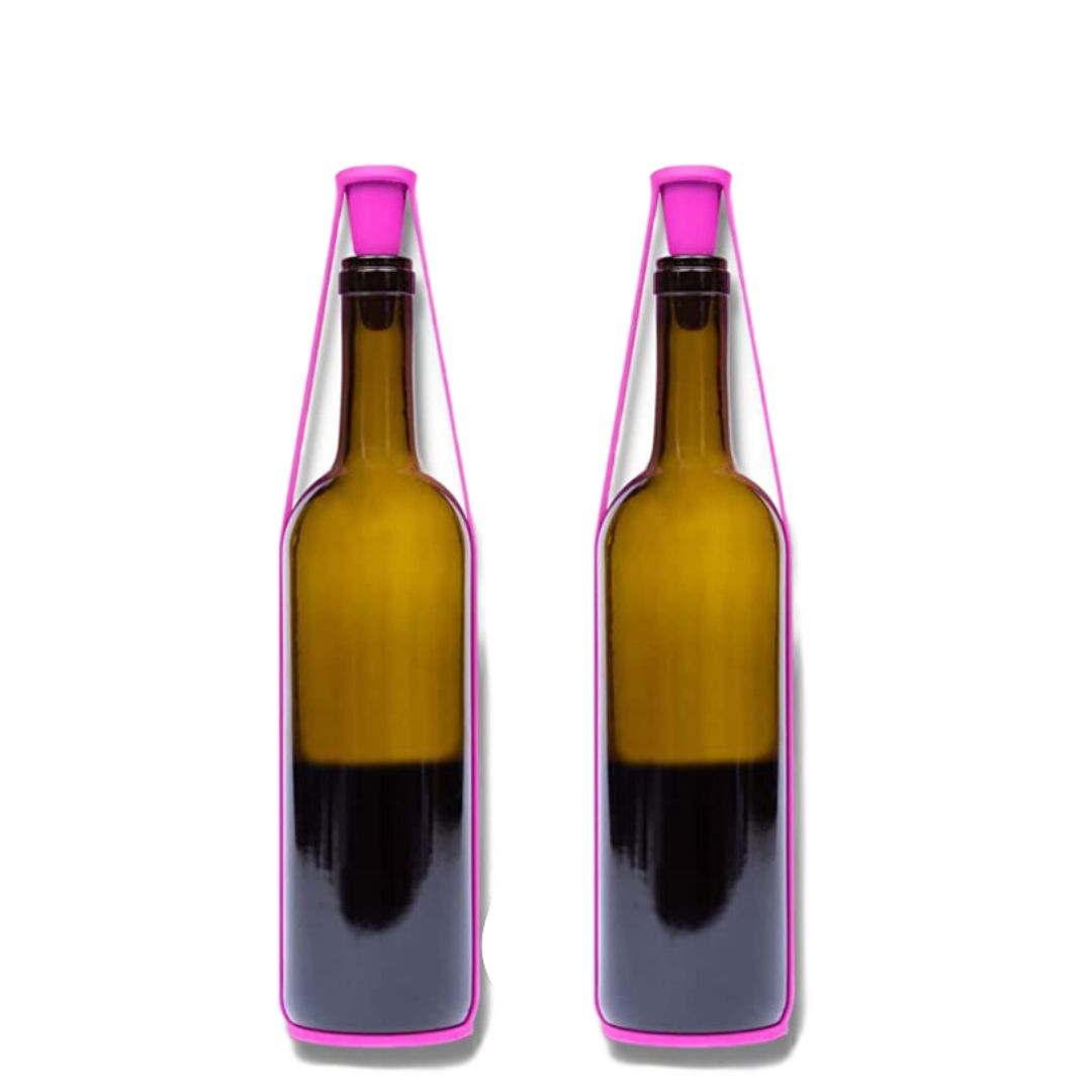 Set of Two Wine Huggies