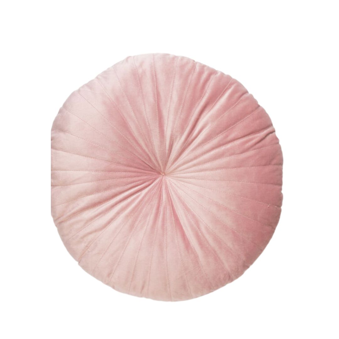 Round Velveteen Pillow