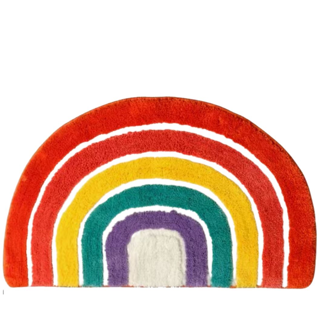 Rainbow Hook Rug