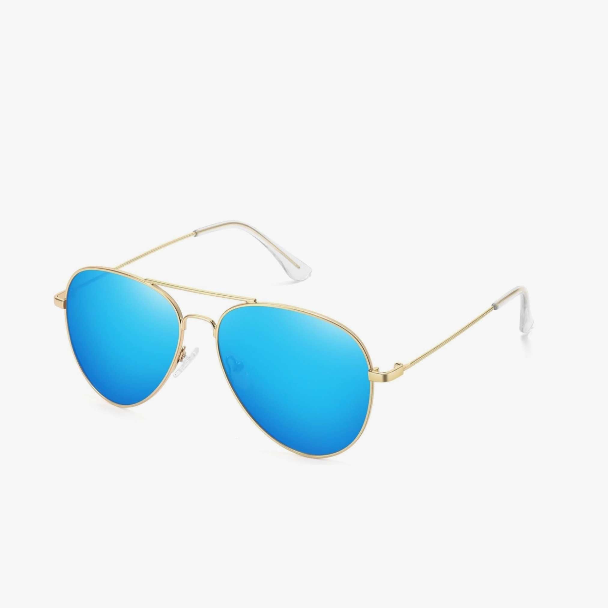 Mirrored Aviator Sunglasses