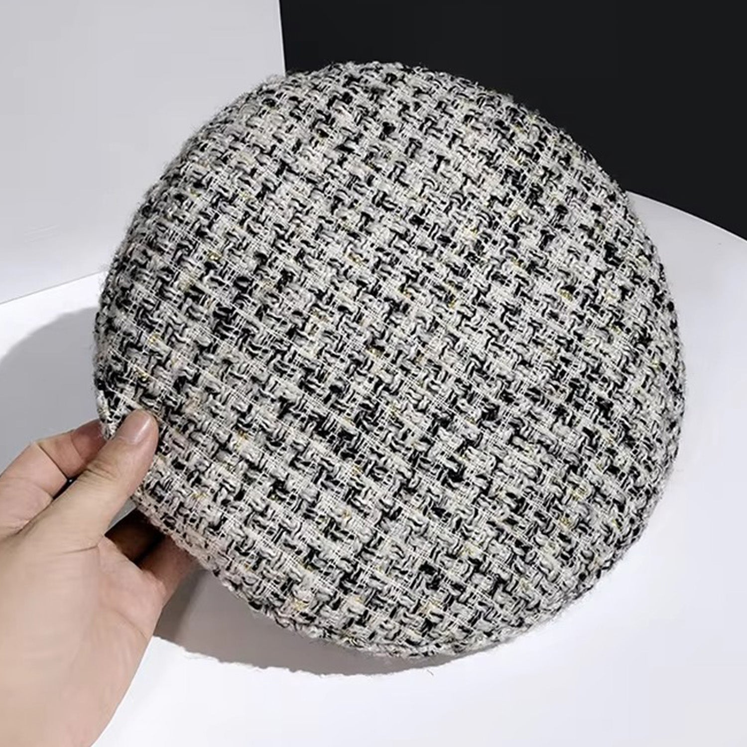 Classic Plaid Pattern Beret