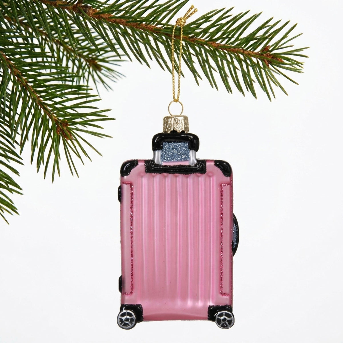 Suitcase Christmas Ornament