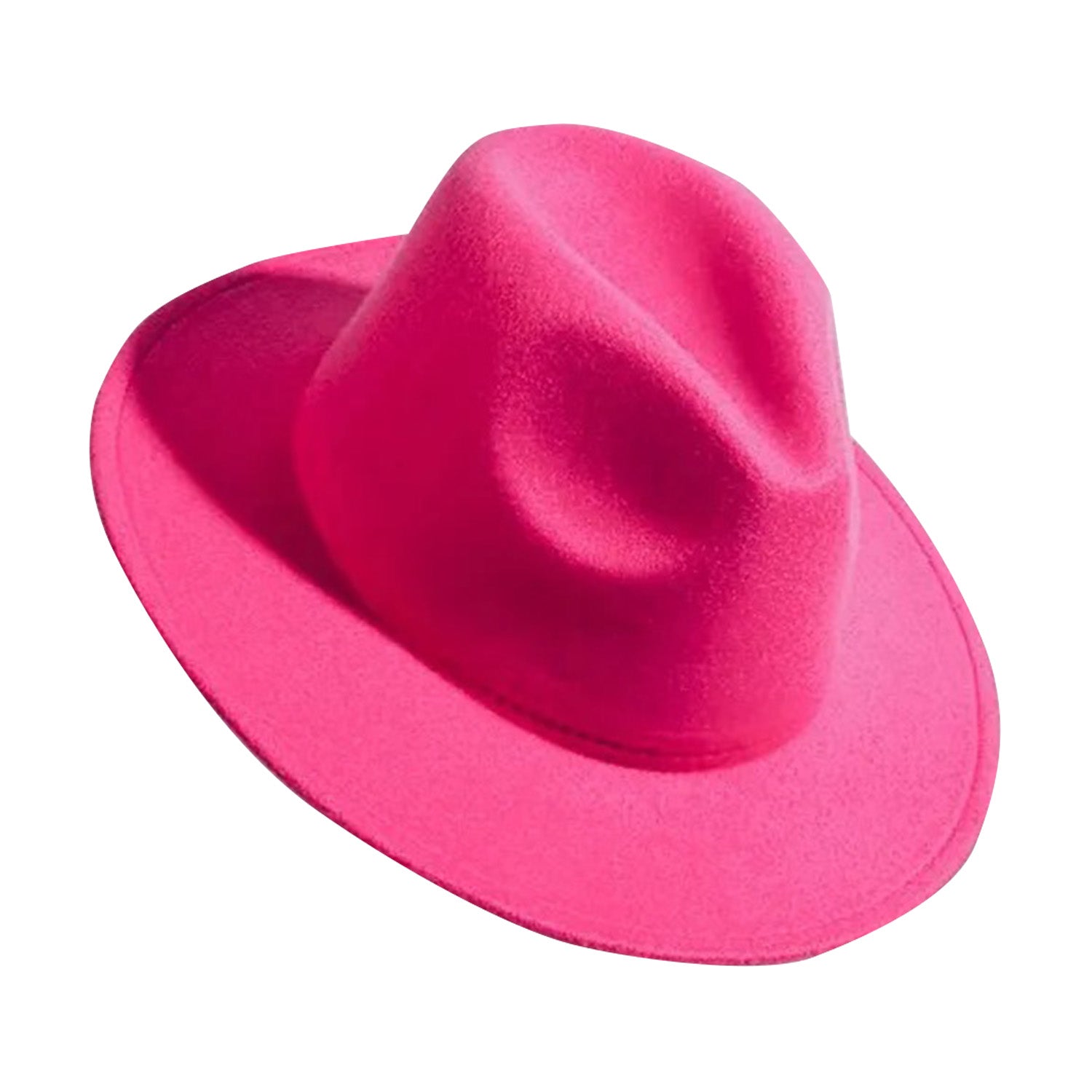 Classic Fedora Hat (Fuchsia)