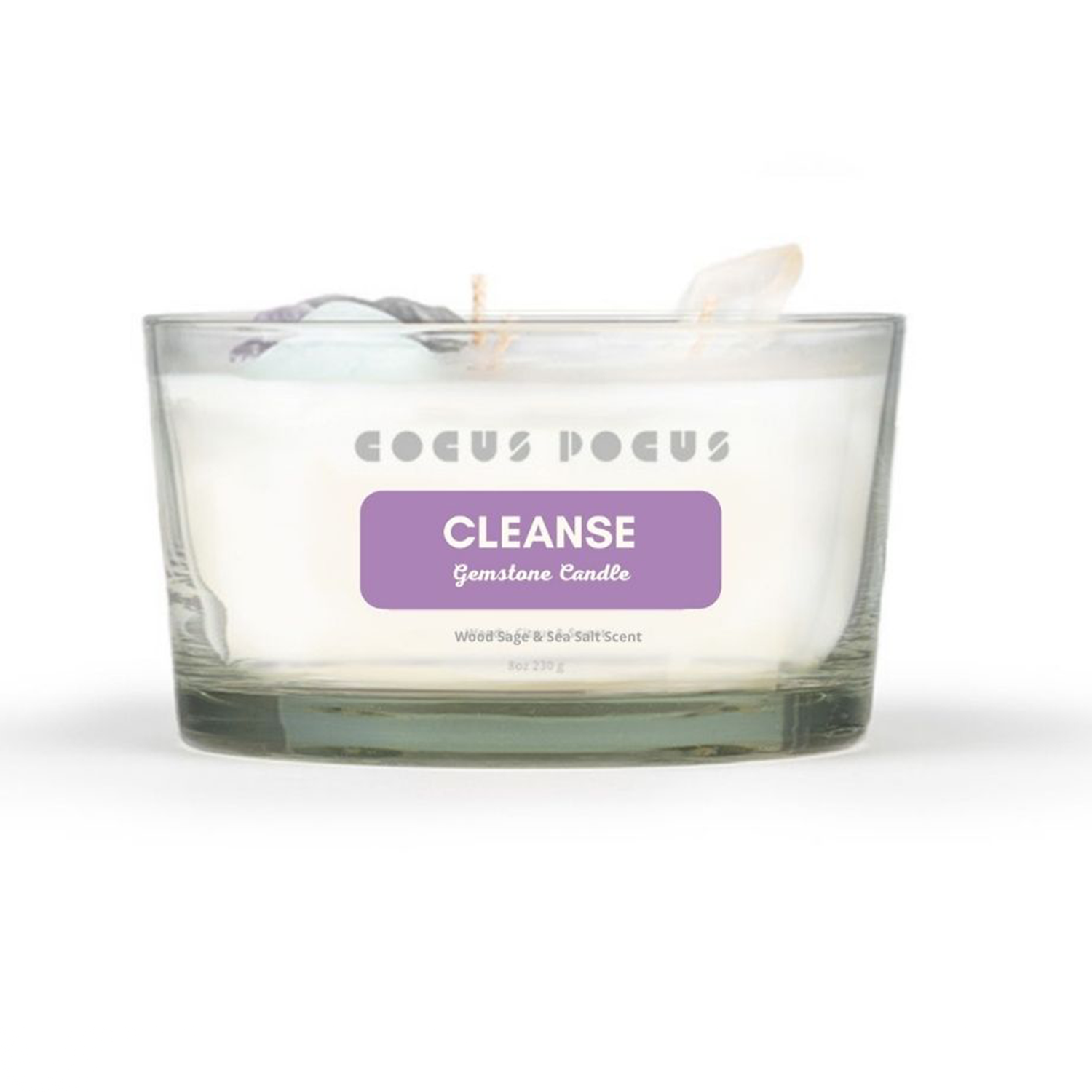 Cleanse Crystal Candle