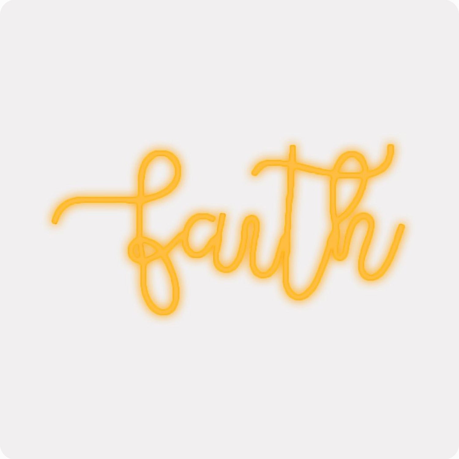 Faith LED Neon Sign