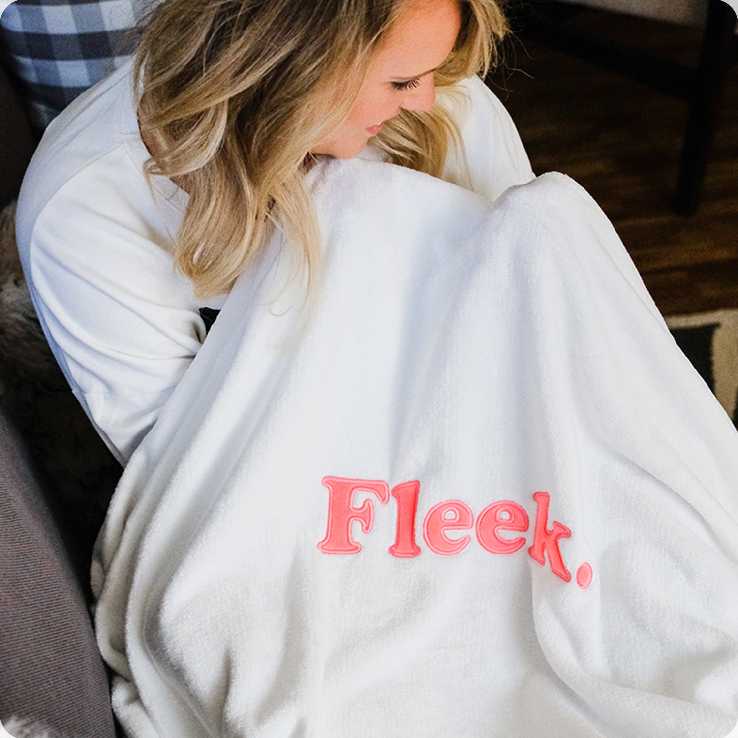 Fleek Plush Fleece Nap Blanket