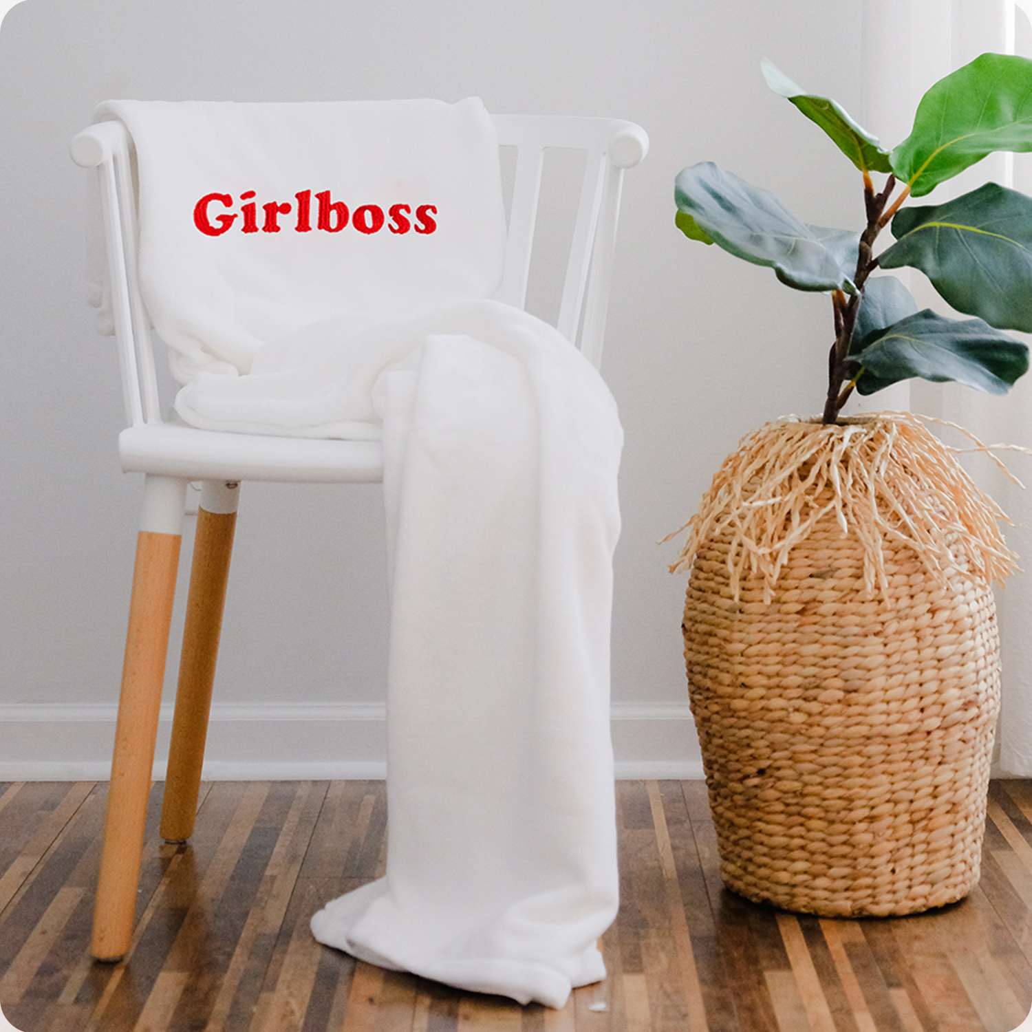 Girlboss Plush Fleece Nap Blanket