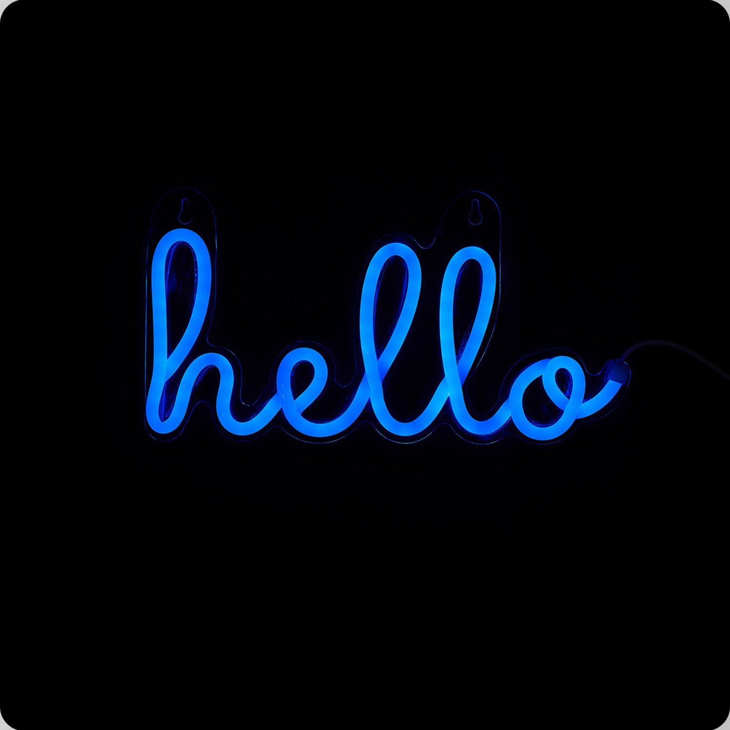 Hello LED Neon Sign