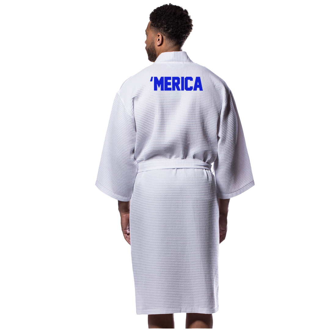 'MERICA Men Waffle Robe