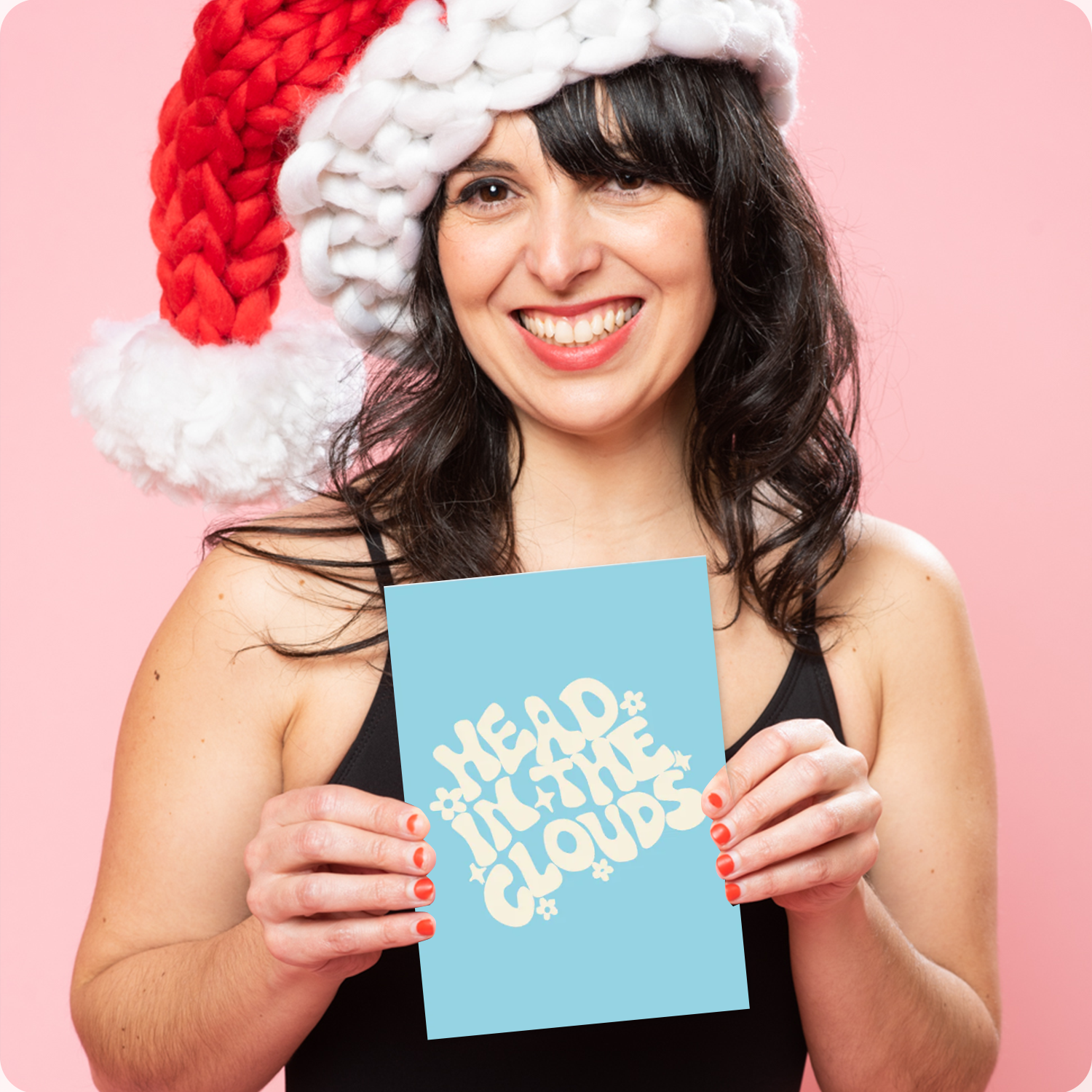 Head in The Clouds Greeting Card