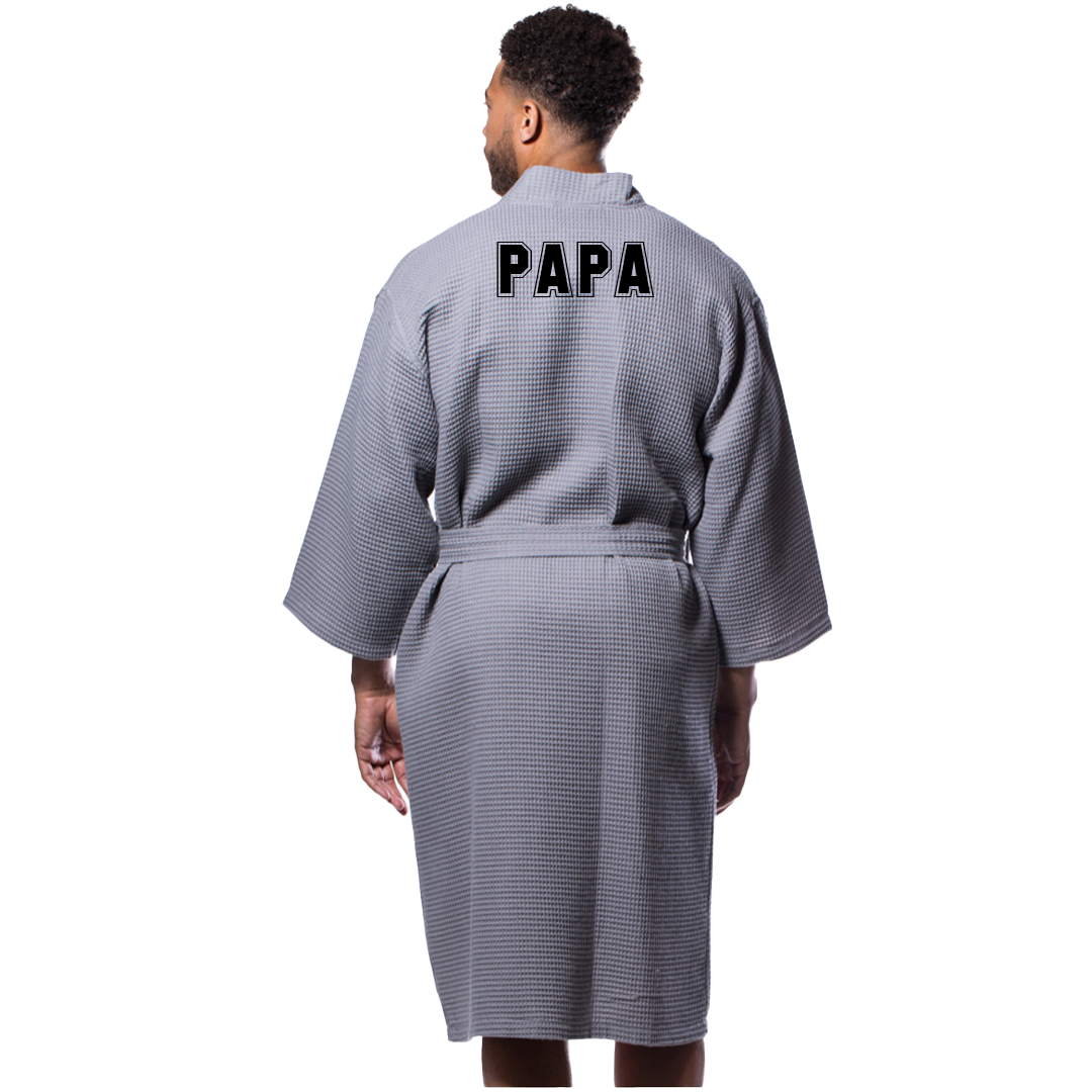 PAPA Men Waffle Robe