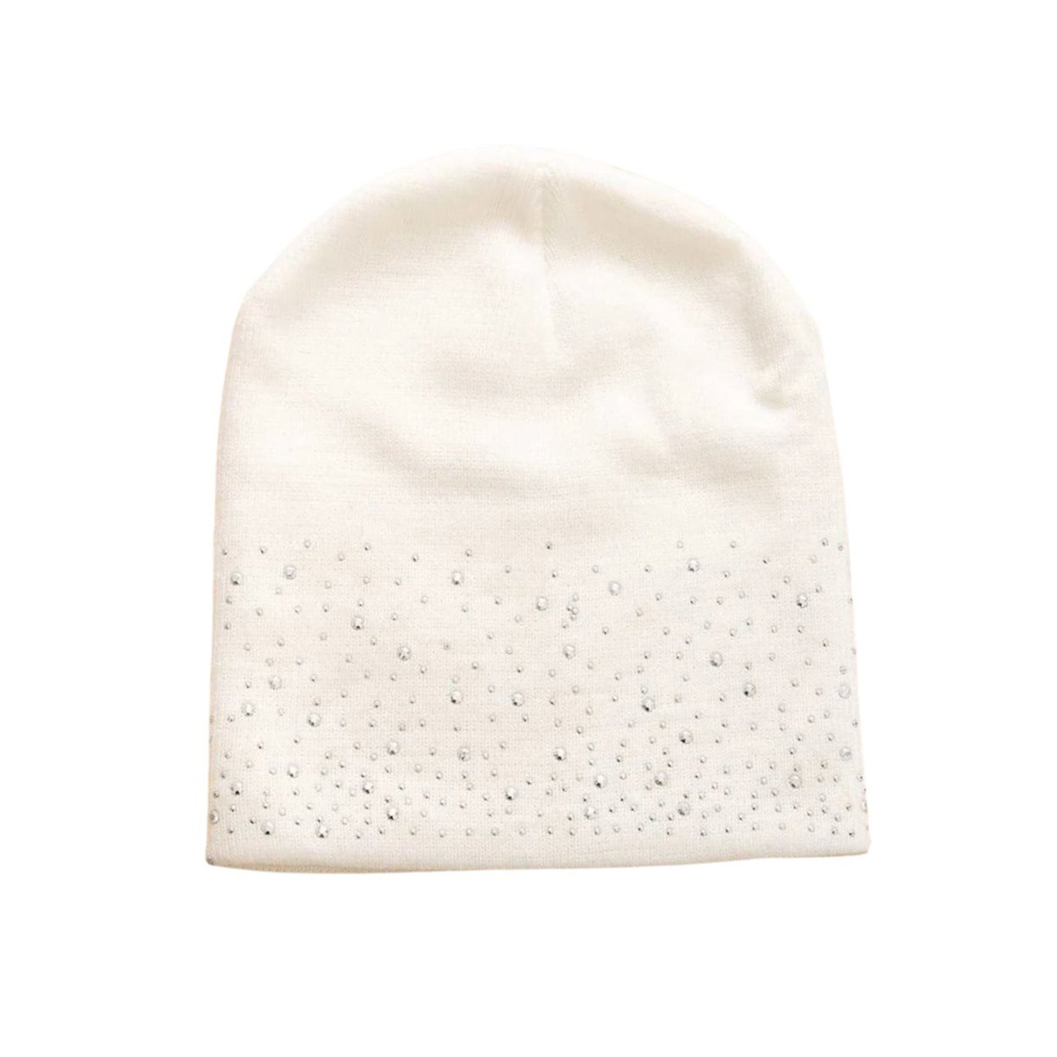 Rhinestone Decor Beanie