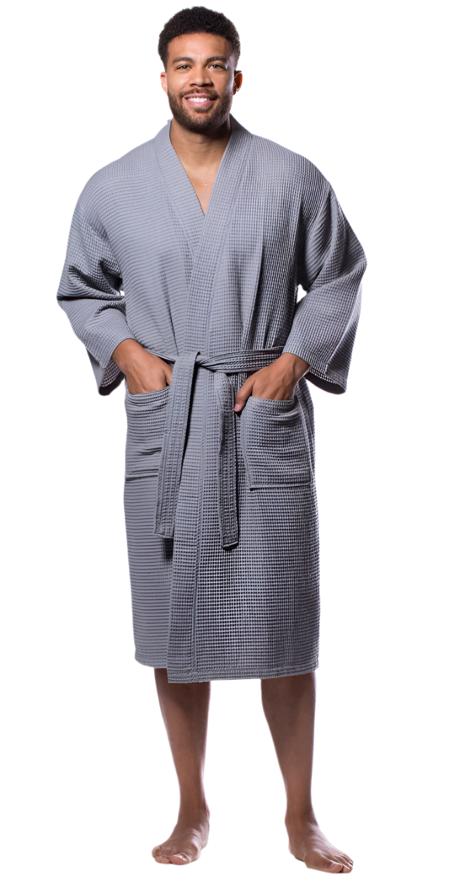 PAPA Men Waffle Robe