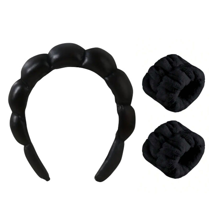 Spa Headband and Wrist Guards