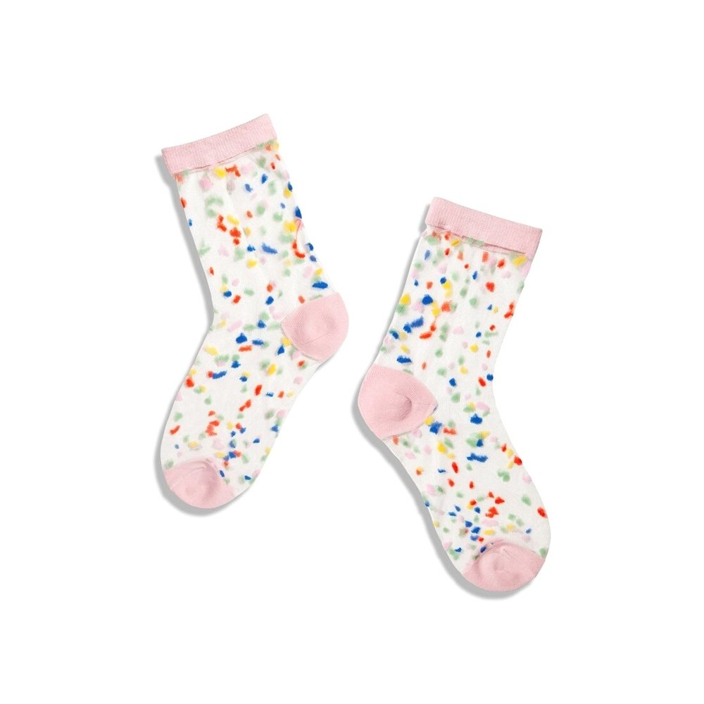 Confetti Sheer Anklet Socks