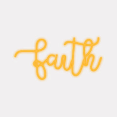 Faith LED Neon Sign