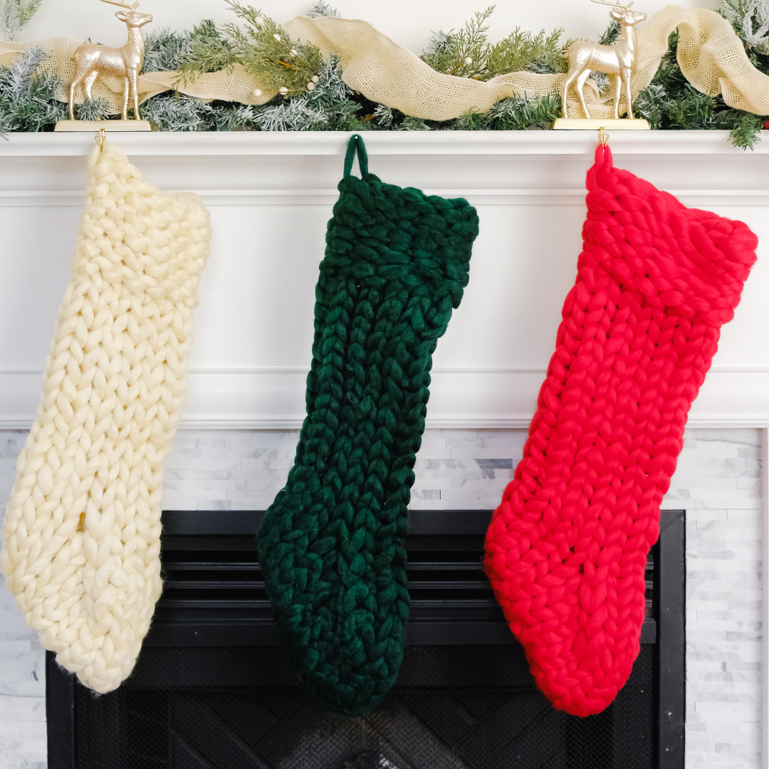 Chunky Knit Christmas Stocking