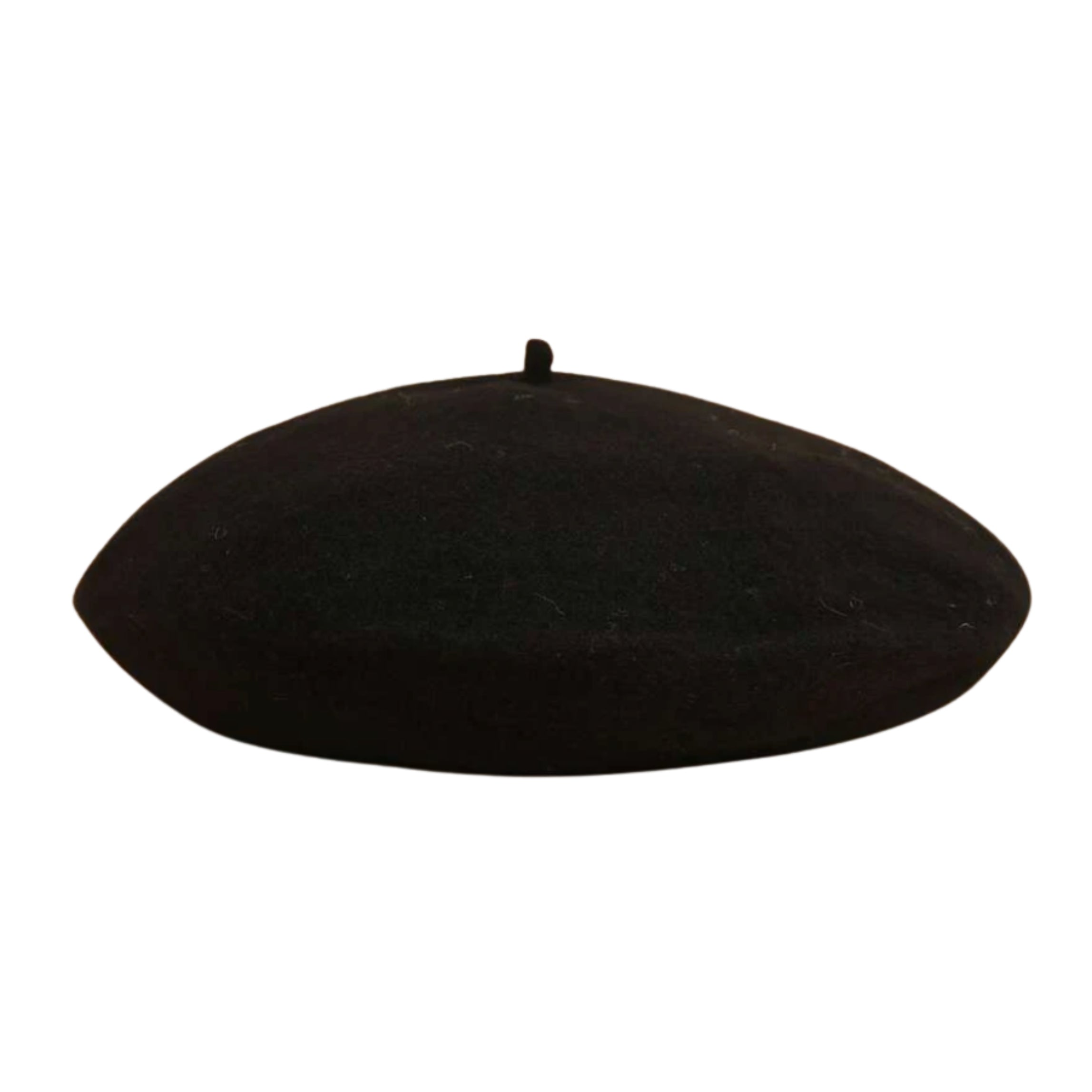 Simple Solid Beret (Black)