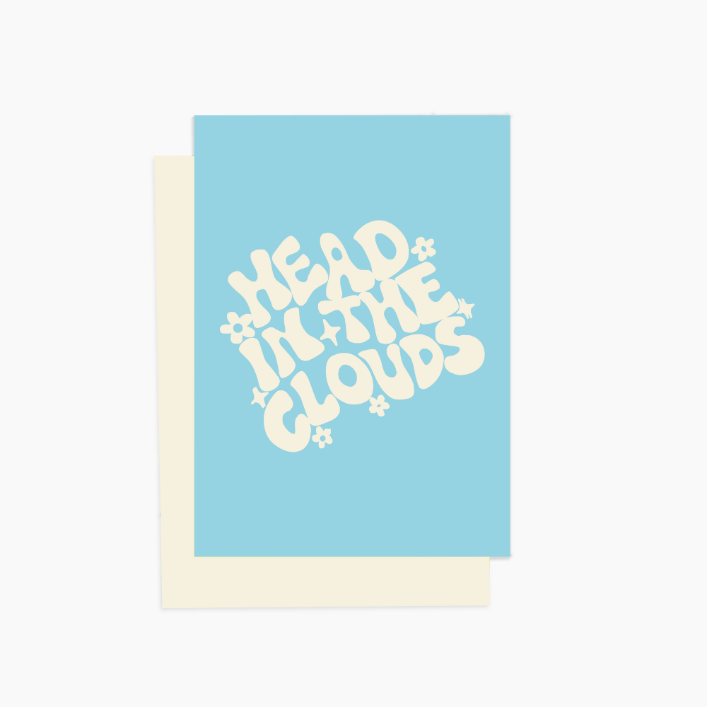 Head in The Clouds Greeting Card