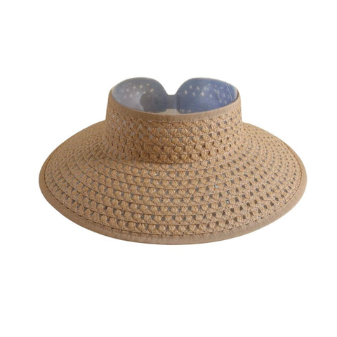 Hollow Out Straw Visor Hat