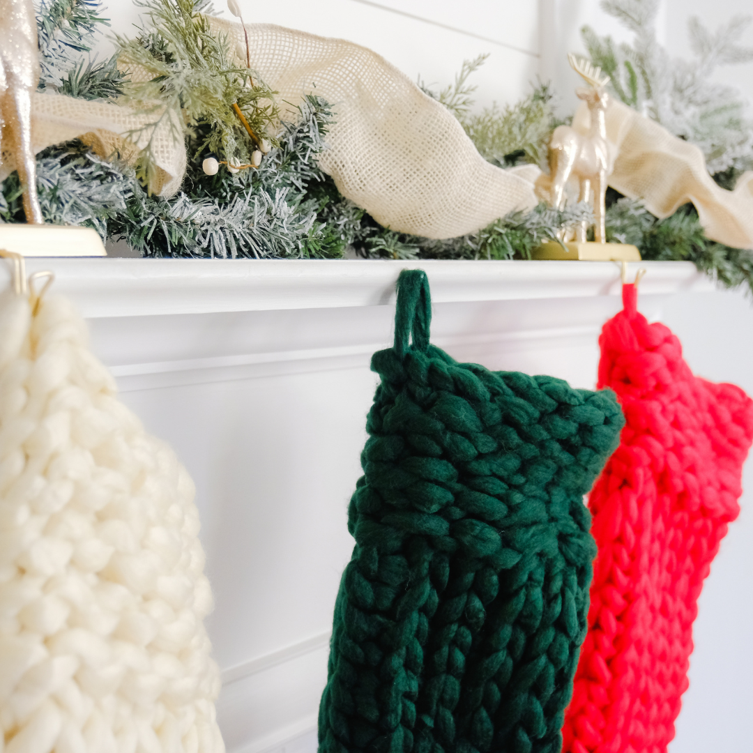 Chunky Knit Christmas Stocking