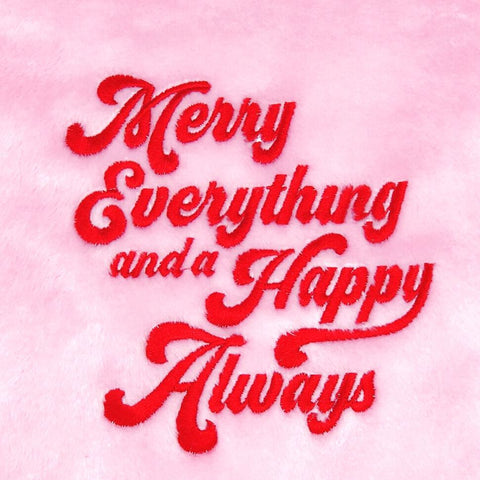 Merry Everything and Happy Always Fleece Blanket - Cocus Pocus