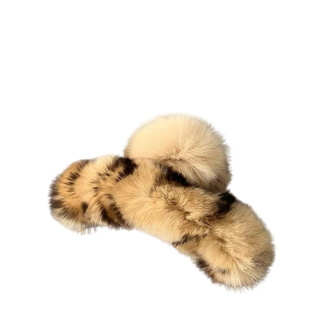 Fluffy Leopard Mega Claw