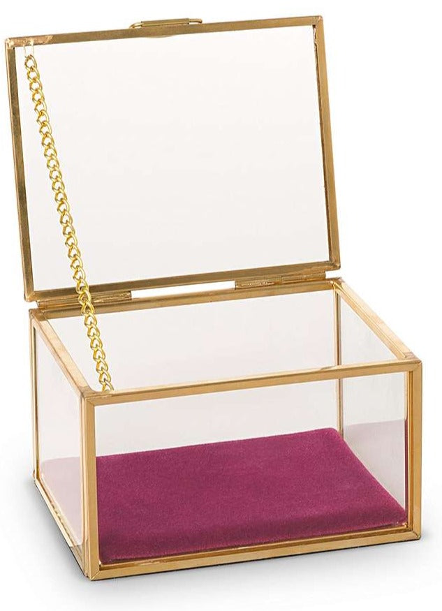 Medium Glass Jewelry Box - Cocus Pocus