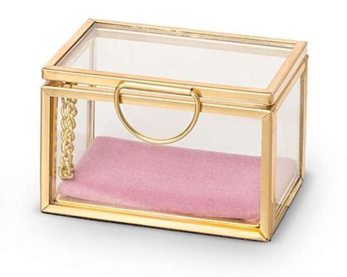 Small Glass Jewelry Box - Cocus Pocus