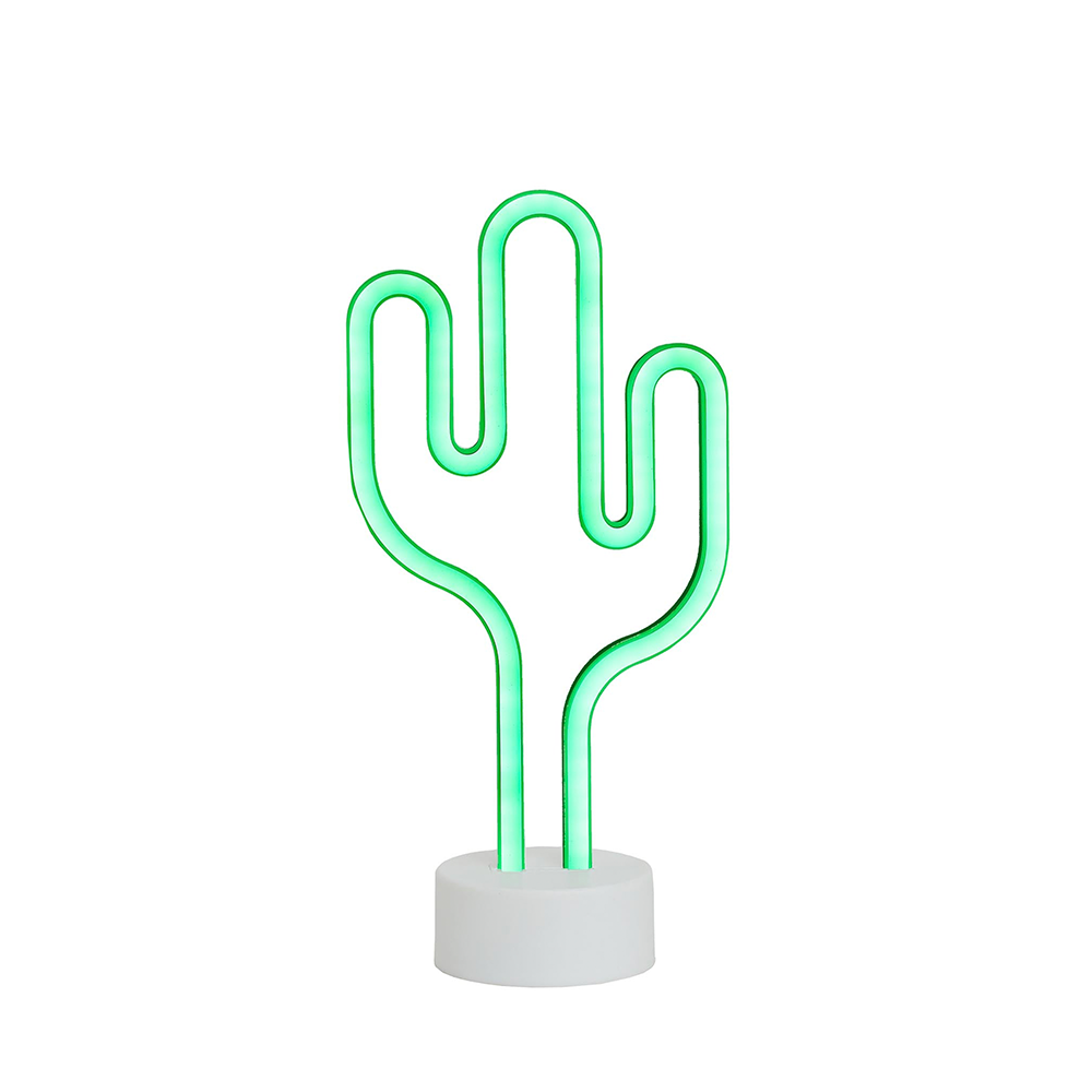 Kakadu woestenij lont Cactus LED Neon Desk Lamp – Cocus Pocus