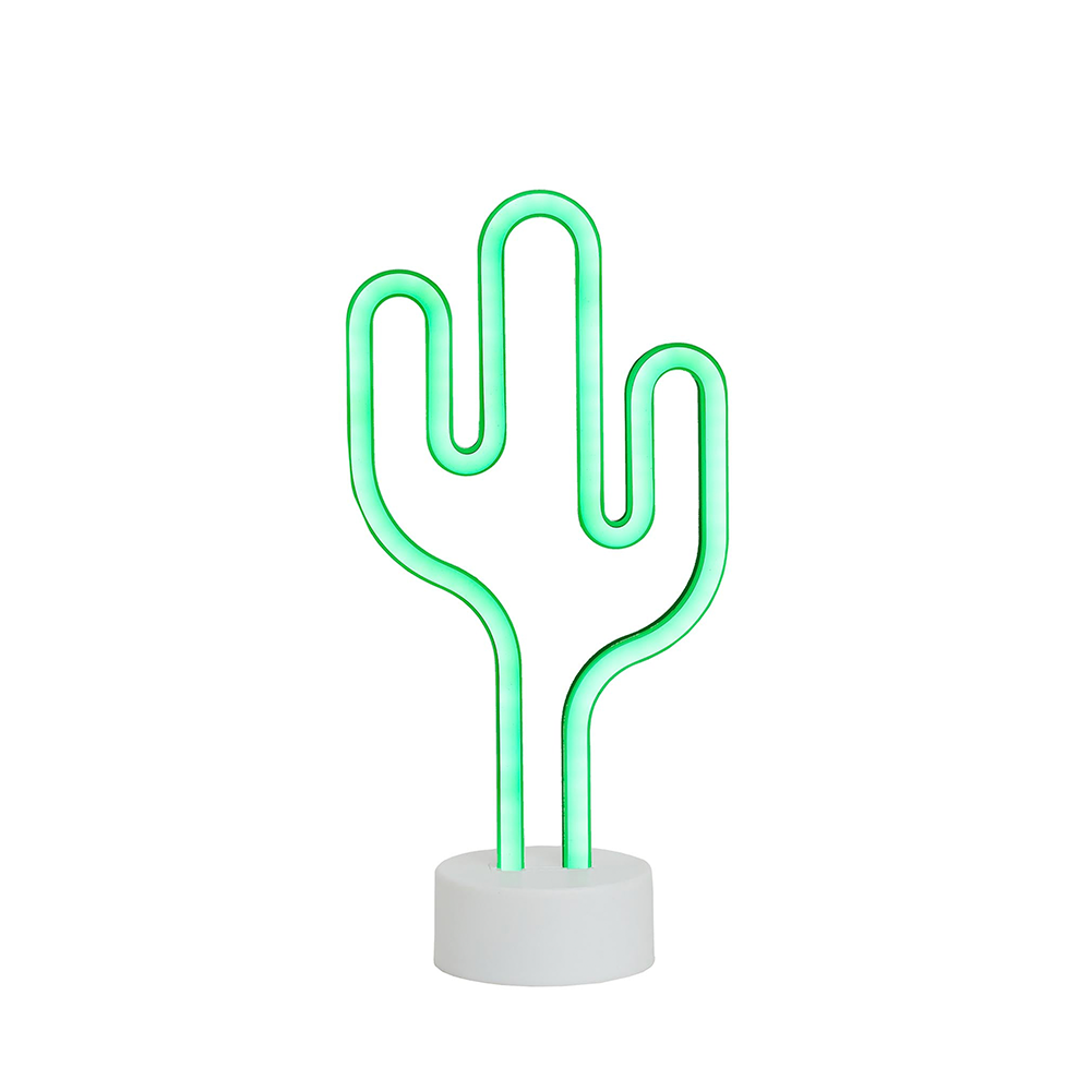 Cactus LED Neon Desk Lamp