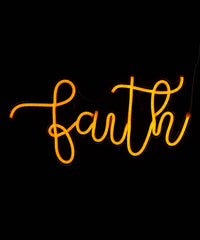 Faith Neon Wall Sign - Cocus Pocus