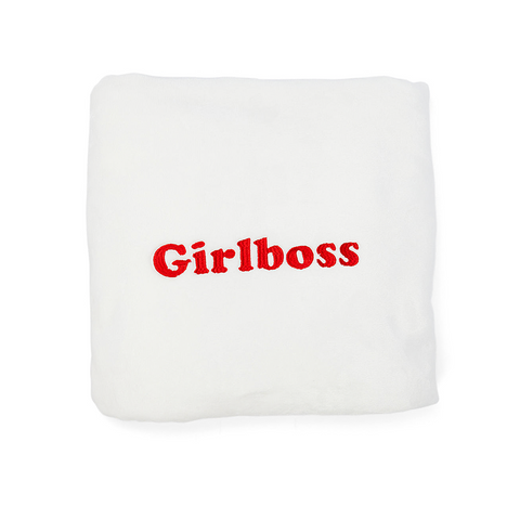 Girlboss Plush Fleece Nap Blanket