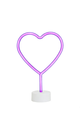 Heart Neon LED Desktop Lamp - Cocus Pocus