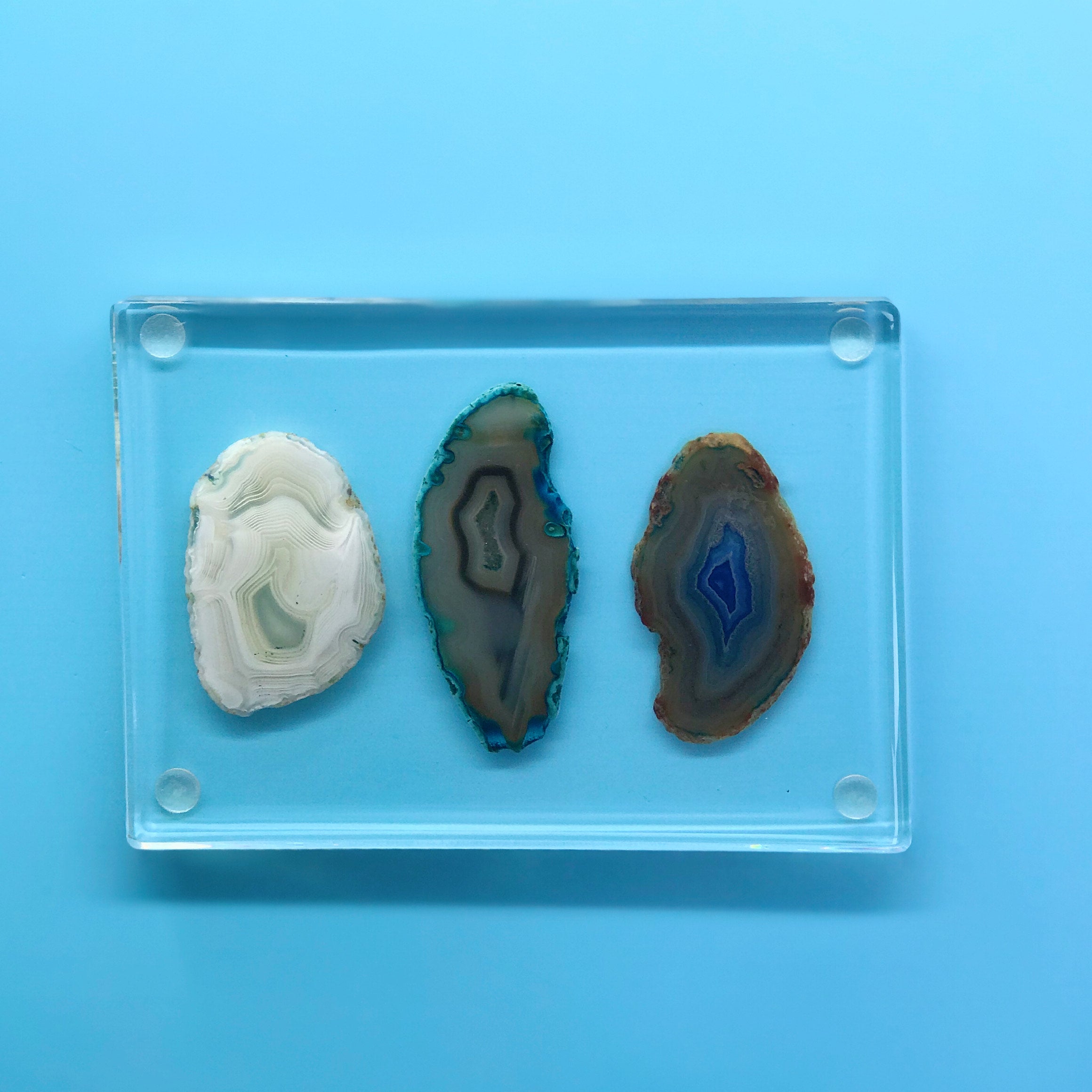 Natural Agate & Resin Tray - Cocus Pocus