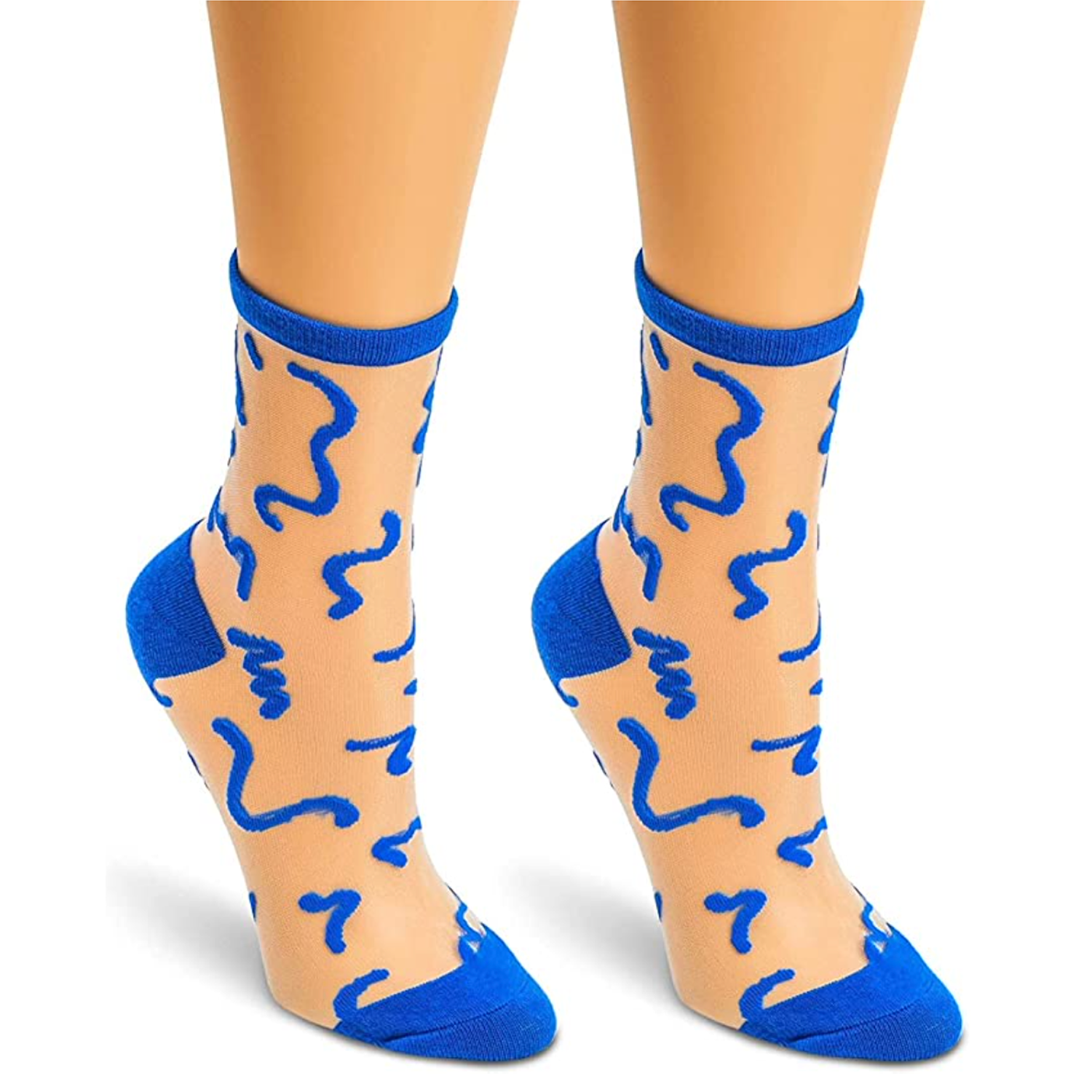 Sheer Squiggle Socks