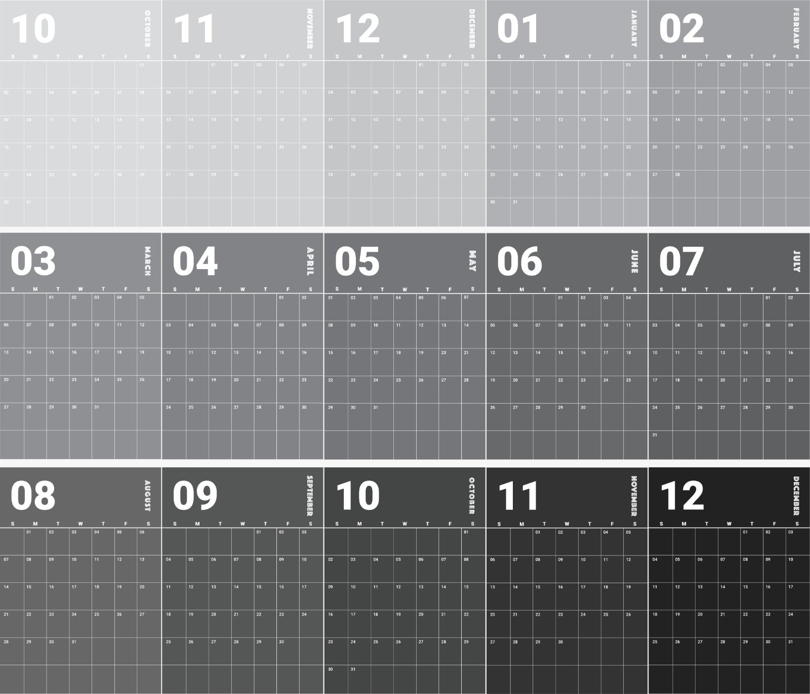 15 Shades of Grey Wall Planner – Cocus Pocus 15-shades-of-grey-wall-planner-cocus-pocus
